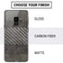Dark Iron Grey Concrete Galaxy S9 Skin